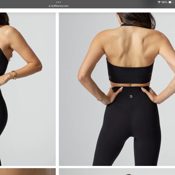 Buffbunny Halter Crop Sports Bra - Picture 2 of 3